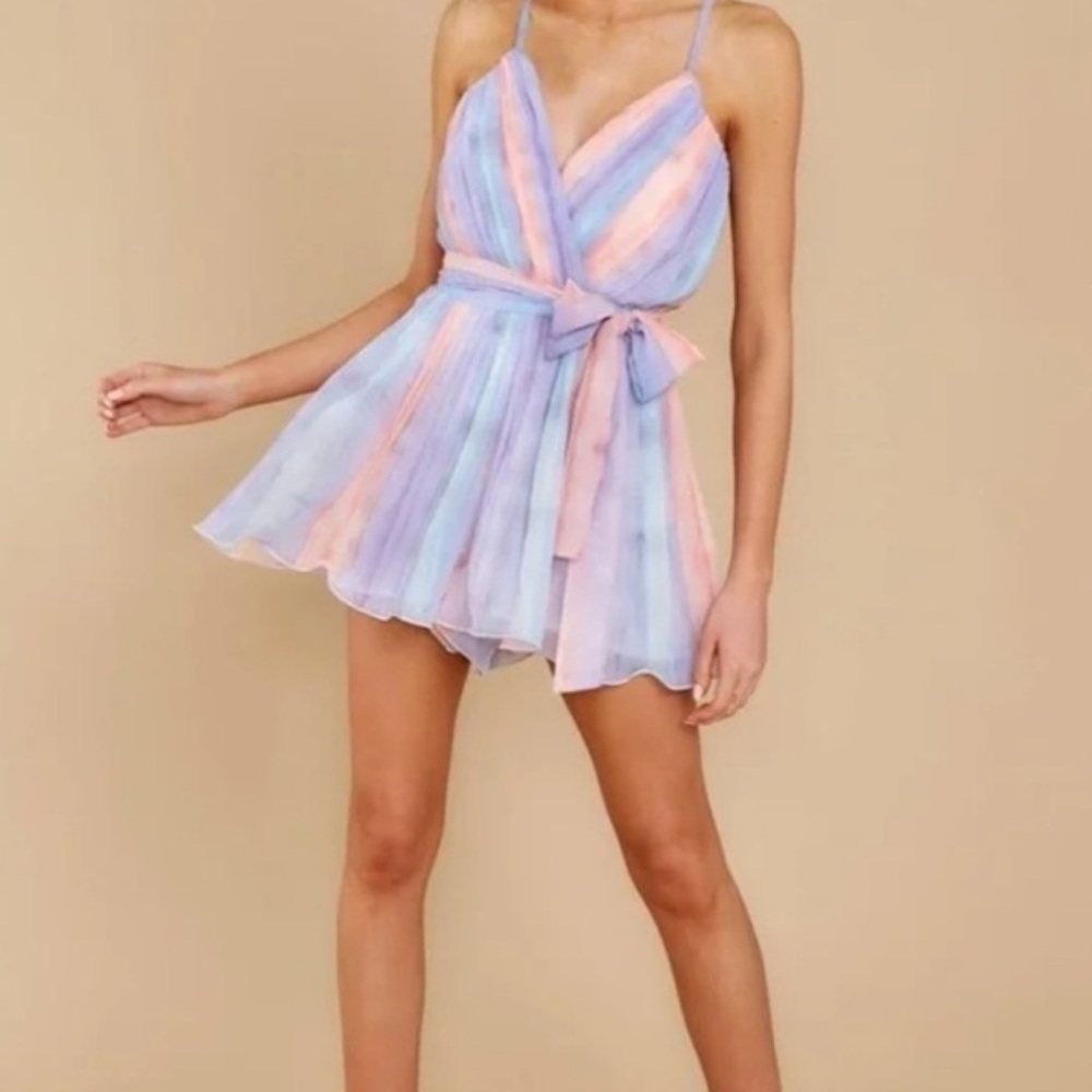 Pastel Sleeveless Romper Luxxel